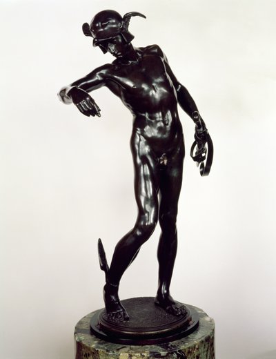 Perseo che si arma, prima fusione nel 1881 (bronzo) da Alfred Gilbert