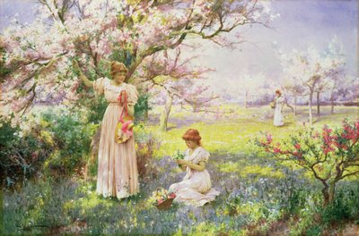 Primavera: Raccolta di fiori, 1898 da Alfred Glendening