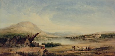 Vista sul lago, XIX secolo da Alfred Gomersal Vickers