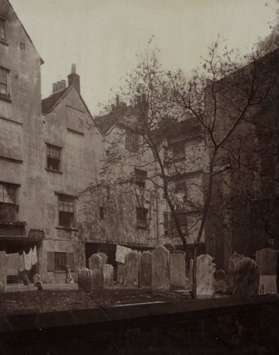 San Bartolomeo: Il cimitero guardando verso Cloth Fair da Alfred H. Bool