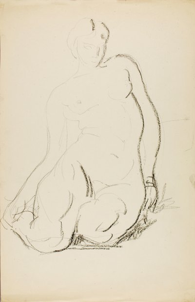 Nudo seduto da Alfred H. Maurer