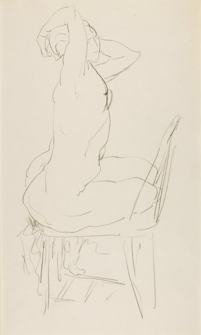 Nudo seduto da Alfred H. Maurer