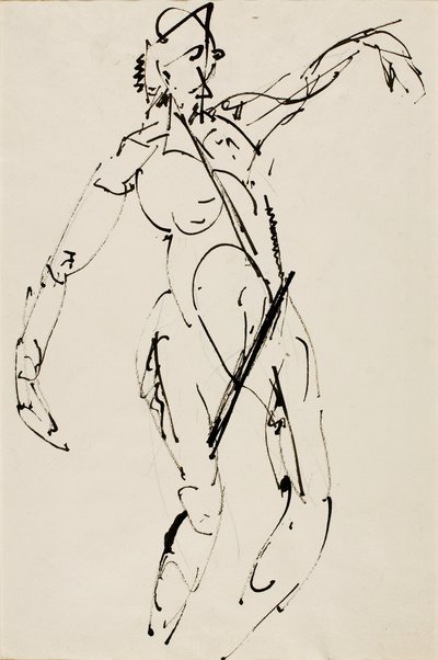 Nudo in piedi da Alfred H. Maurer