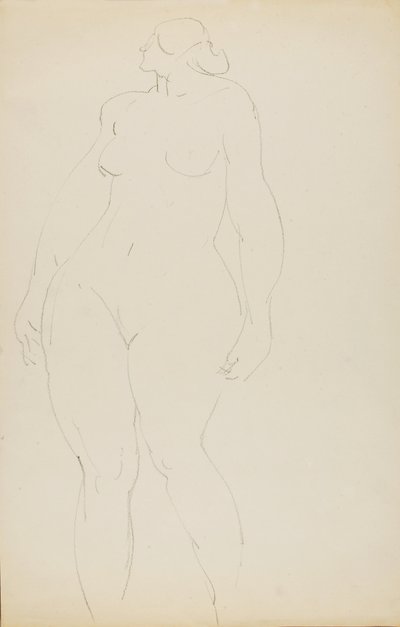 Nudo in piedi da Alfred H. Maurer