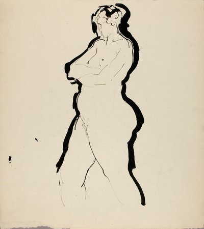 Nudo in piedi da Alfred H. Maurer