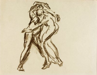 Due figure in azione da Alfred H. Maurer