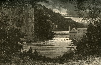 Il Passaic sotto le cascate da Alfred Harral