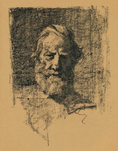 Schizzo di ritratto, c1895 da Alfred Hartley