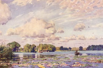Barton Broad, Norfolk da Alfred Heaton Cooper