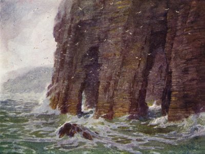 Scogliere della Cattedrale, Isola di Achill da Alfred Heaton Cooper
