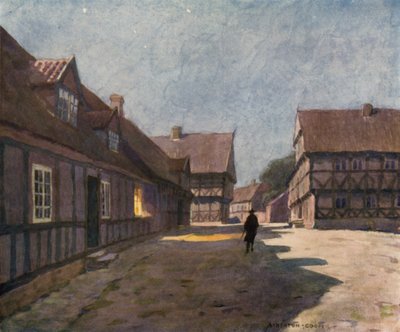 Danimarca: Aarhus, La Città Vecchia da Alfred Heaton Cooper