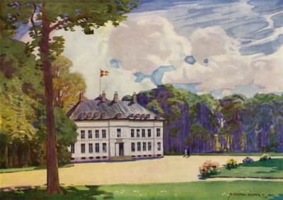 Danimarca: Copenaghen, Palazzo Bernstorf da Alfred Heaton Cooper