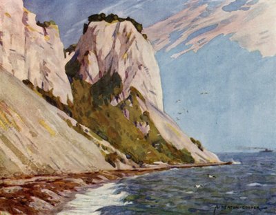 Danimarca: Isola di Moen, Moens Klint da Alfred Heaton Cooper