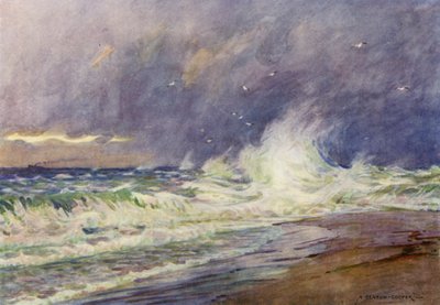 Danimarca: Lo Skaw, Incontro tra il Mare del Nord e il Kattegat da Alfred Heaton Cooper
