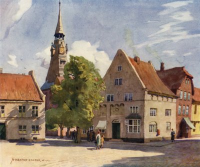 Danimarca: Tonder, una città medievale nel Nord Slesvig da Alfred Heaton Cooper