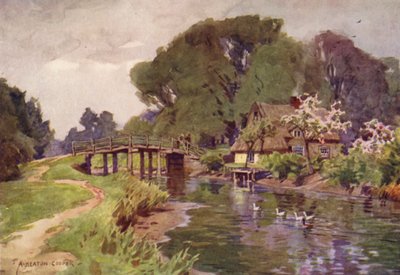 Ponte di Flatford, Suffolk da Alfred Heaton Cooper