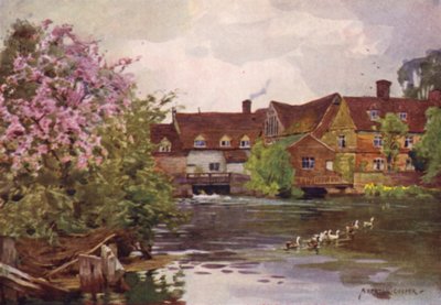Flatford Mill, East Bergholt, Suffolk da Alfred Heaton Cooper