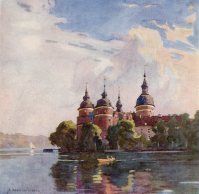 castello di Gripsholm, vicino a Stoccolma da Alfred Heaton Cooper