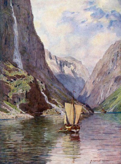 Gudvangen, Sognefjord da Alfred Heaton Cooper