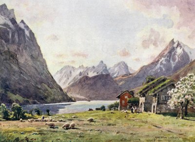 Hjorundfjord, Oie da Alfred Heaton Cooper