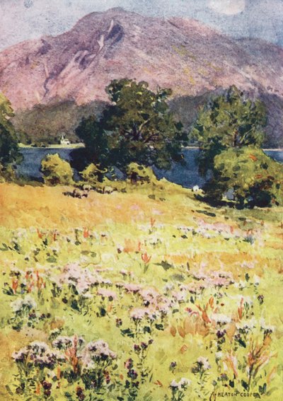 Distretto dei Laghi: Lago Bassenthwaite e Skiddaw da Alfred Heaton Cooper