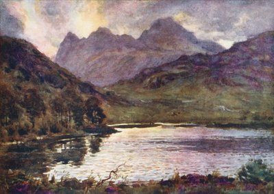 Distretto dei Laghi: Blea Tarn e Langdale Pikes da Alfred Heaton Cooper