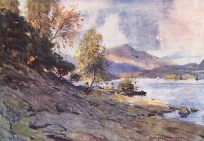 Distretto dei Laghi: Sulle rive di Derwentwater da Alfred Heaton Cooper