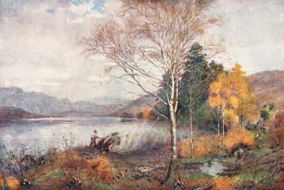 Distretto dei Laghi: Carbonai, Lago Coniston da Alfred Heaton Cooper