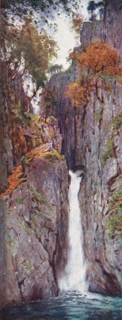 Distretto dei Laghi: Cascata di Dalegarth, Eskdale da Alfred Heaton Cooper