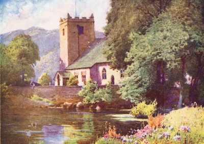 Distretto dei Laghi: Chiesa di Grasmere da Alfred Heaton Cooper