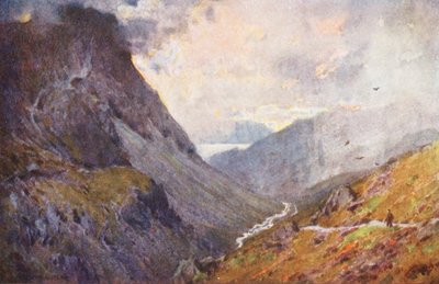 Distretto dei Laghi: Honister Pass e Buttermere da Alfred Heaton Cooper