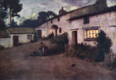 Distretto dei Laghi: Chiaro di Luna e Luce di Lampada, Coniston da Alfred Heaton Cooper
