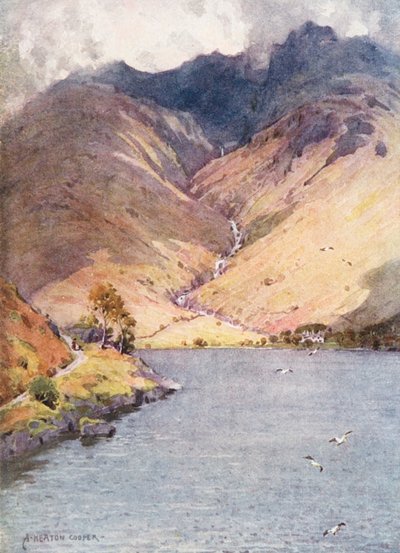 Distretto dei Laghi: Wastwater e Scawfell da Alfred Heaton Cooper