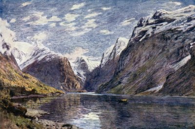 Loen Vand e ghiacciaio, Nordfjord da Alfred Heaton Cooper
