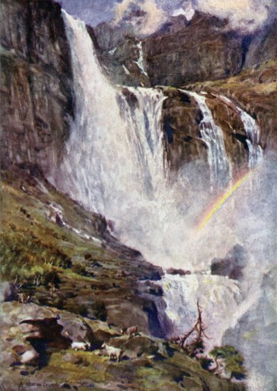 Skjaeggedalsfos, Hardangerfjord da Alfred Heaton Cooper