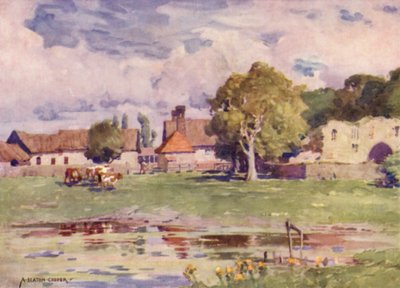 Abbey Farm, Thetford, Norfolk da Alfred Heaton Cooper