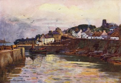 Il Porto, Roundstone, Contea di Galway da Alfred Heaton Cooper