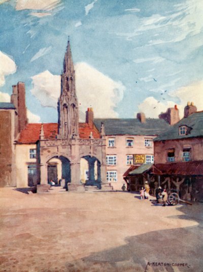 La Croce del Mercato, Shepton Mallet da Alfred Heaton Cooper