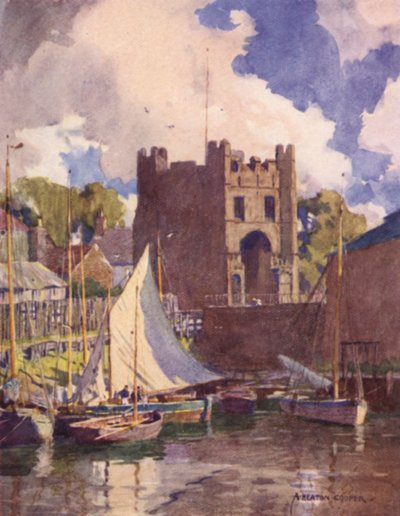La porta sud, Kings Lynn, Norfolk da Alfred Heaton Cooper