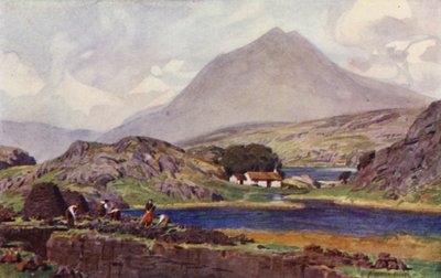 Raccoglitori di Torba, Connemara da Alfred Heaton Cooper