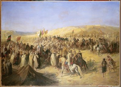 Napoleone III (1808-73) in Algeria, 21 maggio 1865 da Alfred Henri Darjou