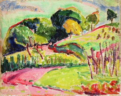 Paesaggio con Colline da Alfred Henry Maurer