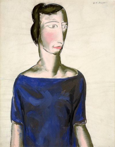 Ritratto di una ragazza, 1923 da Alfred Henry Maurer