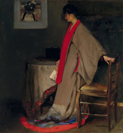 Giovane donna in kimono, c.1901 da Alfred Henry Maurer