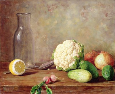 Natura Morta con Cavolfiore da Alfred Hirv