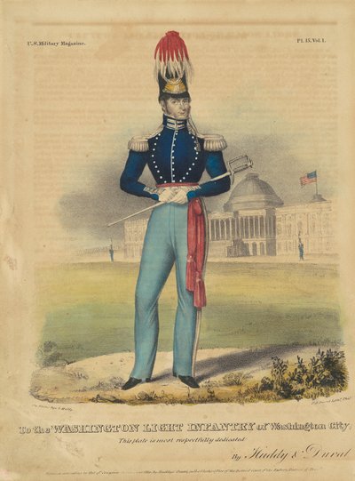 Alla Washington Light Infantry di Washington City da Alfred Hoffy