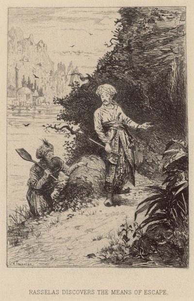 Rasselas scopre i mezzi di fuga da Alfred Holst Tourrier
