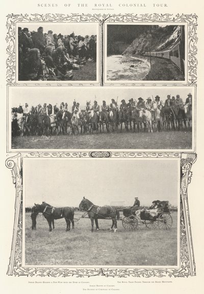 Scene del tour reale coloniale da Alfred Hugh Fisher