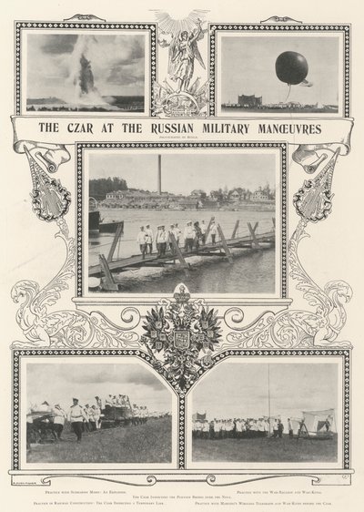 Lo Zar alle manovre militari russe da Alfred Hugh Fisher