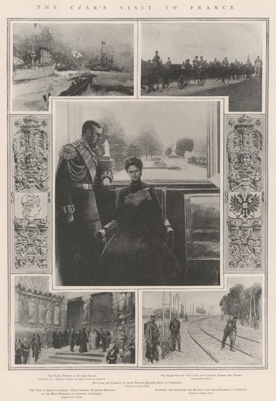 La visita dello Zar in Francia da Alfred Hugh Fisher